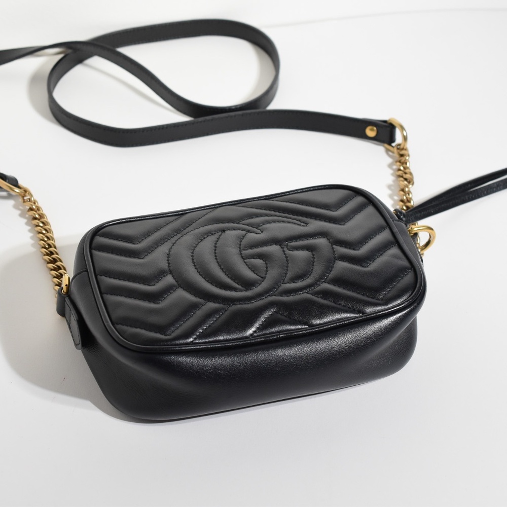 Gucci, Gigi Marmont, mini camera bag black - Picture 7 of 14